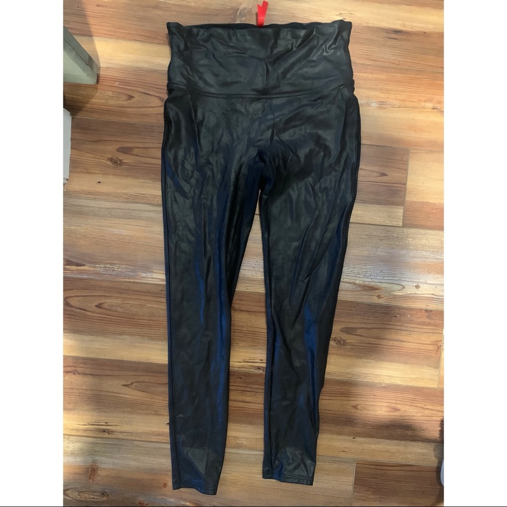 Spanx faux leather leggings